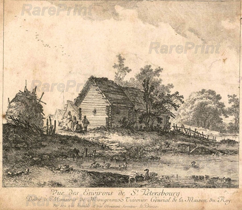 View of the surroundings of St. Petersburg