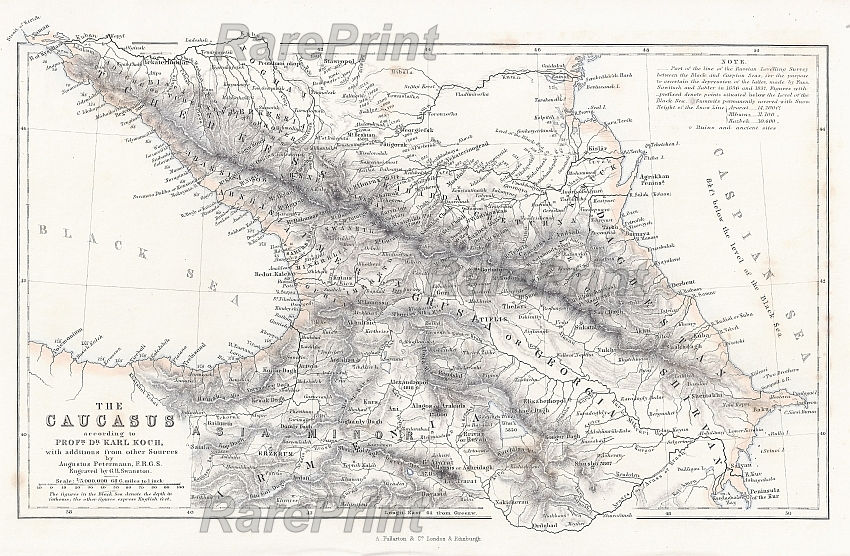 Caucasus map