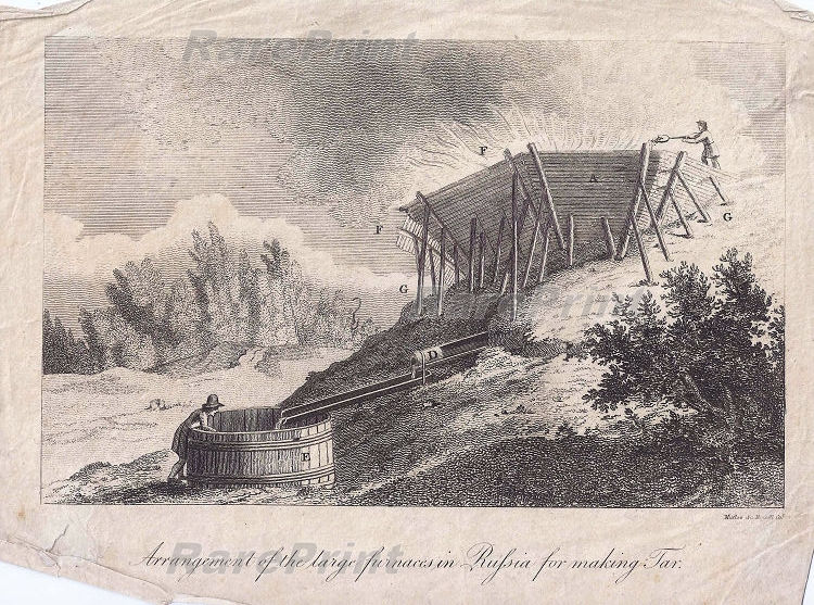 Arrangement of the large furnaces in Russia