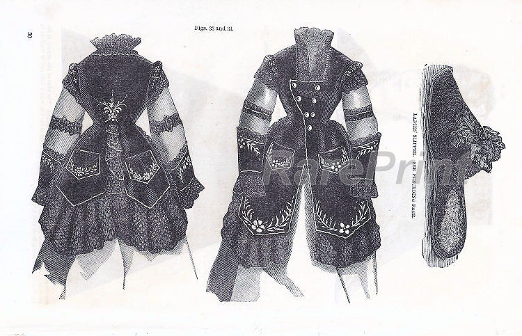 Vintage fashion, Jacket with embroidery