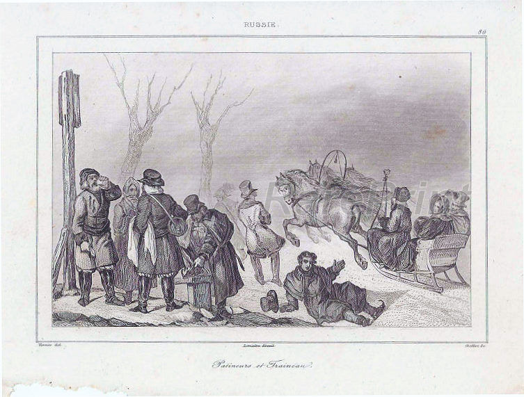 Russia, skating & sledging