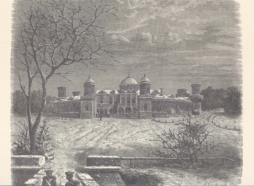 View of the Petrovsky Palace, Moscow