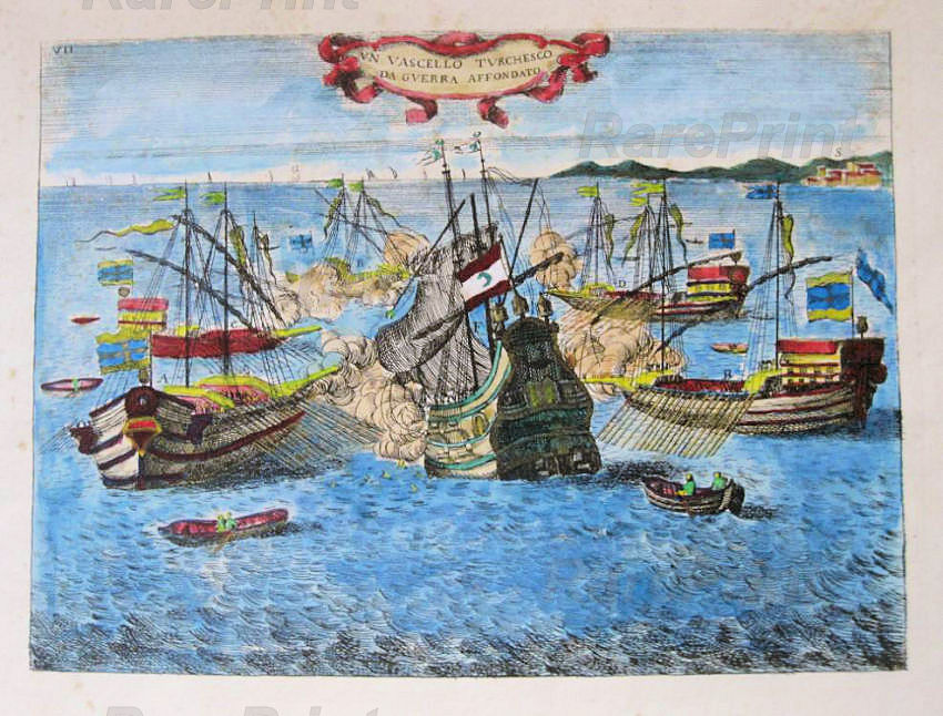 Sinking a turkish warship