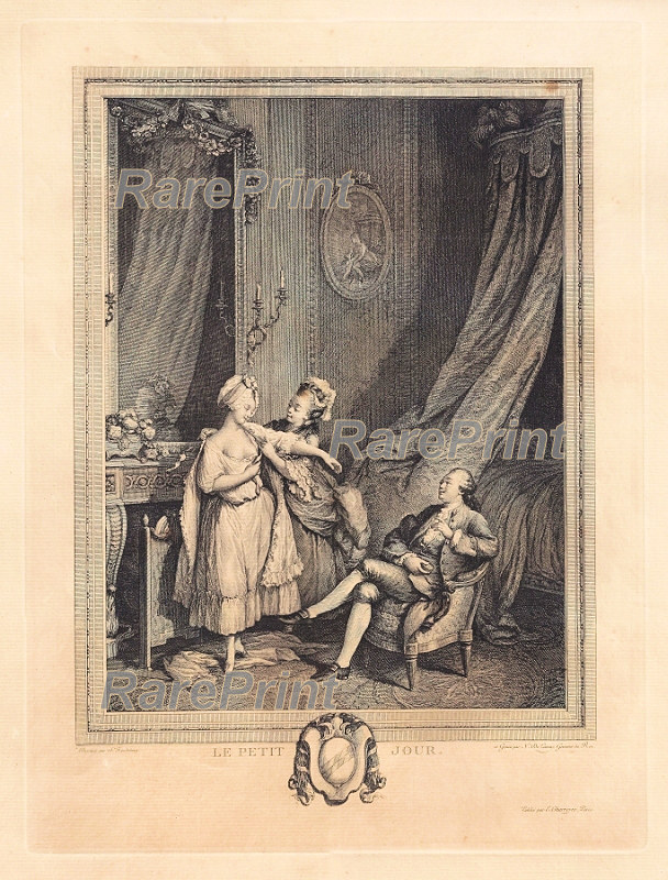 Early Morning — engraving — &nbsp; "Le Petit Jour" &nbsp; Technique, Material:&nbsp;Copper engraving / Paper Artist: S. Freudeberg, Engraver:&n...