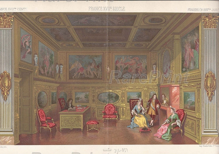 France, Palace interior century