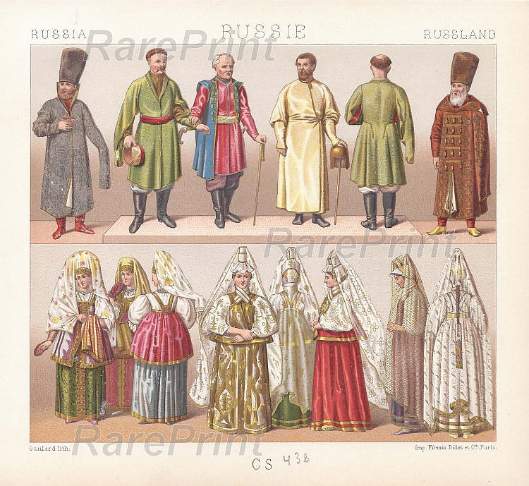 Russian costumes, Boyars