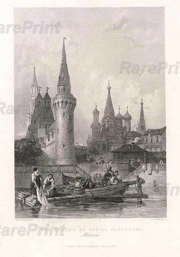 The Church of Vasili Blagennoi, Moscow