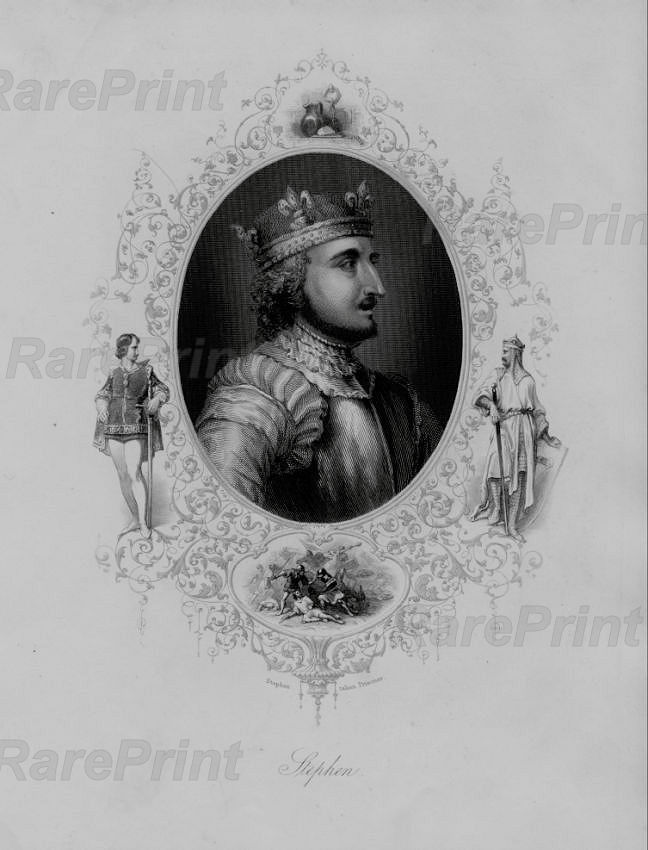 King Stephen — engraving — &nbsp; "Stephen" King Stephen. &nbsp; Stephen (c. 1097-1154). King of England who, on the death of Henry I in 1135,...