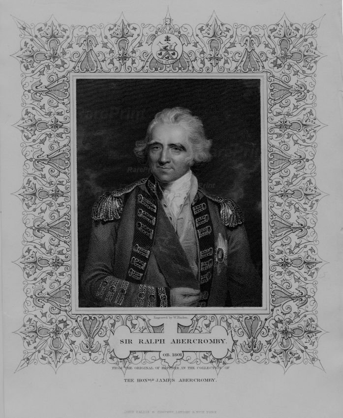 Ralph Abercromby — engraving — &nbsp; "Sir Ralph Abercromby" &nbsp; Ralph Abercromby (1734 - 1801) sir,&nbsp; English general. Descended from an a...