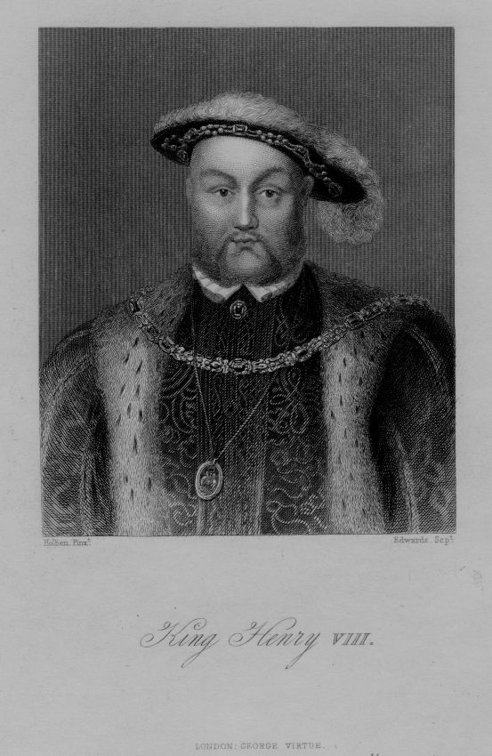 King Henry VIII — engraving — &nbsp; "King Henry VIII" &nbsp; King Henry VIII (1491 - 1547) was King of England from 1509 until his death in 1547...